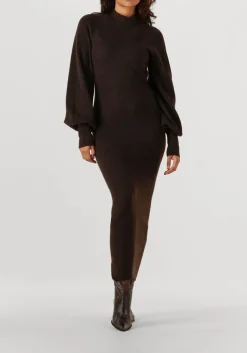 bruine ibana maxi jurk kendra