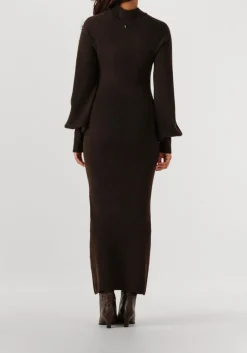 bruine ibana maxi jurk kendra