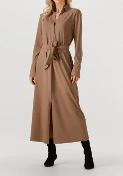 bruine japan tky midi jurk rasy