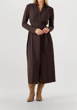 bruine japan tky midi jurk rasy