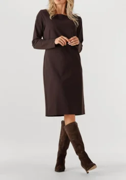 bruine japan tky midi jurk rohi