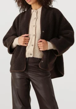 bruine knit-ted teddy jas joko