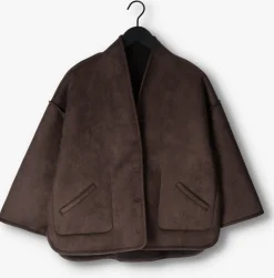 bruine knit-ted teddy jas joko