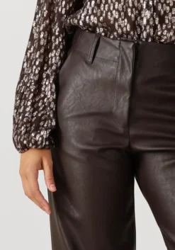 bruine knit-ted wijde broek naomi pant