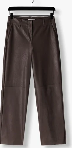 bruine knit-ted wijde broek naomi pant