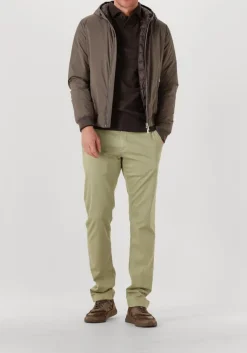 bruine leurink knit polo polo hidden button down