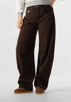 bruine lois jeans wijde broek aliana