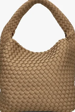 bruine marrea schoudertas bucket