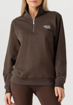 bruine mercer amsterdam sweater the mercer quarter zip contrast