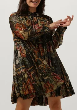 bruine mes demoiselles mini jurk molda