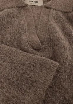 bruine mos mosh trui mmthora aidy polo knit