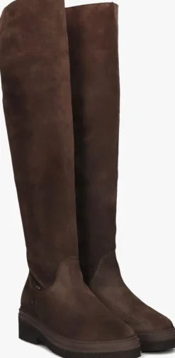 bruine nubikk hoge laarzen liz eiffel