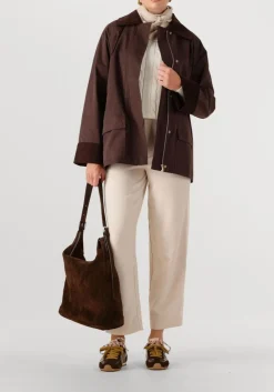 bruine nubikk lage sneakers billy lou