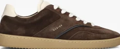 bruine nubikk lage sneakers ray owen