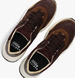 bruine nubikk lage sneakers ross noa