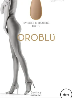 bruine oroblu panty's suntime