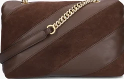 bruine pinko schoudertas love puff classic