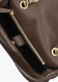 bruine pinko schoudertas love puff mini