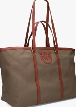 bruine pinko shopper miranda shopper extra