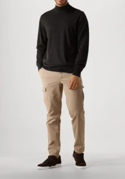 bruine polo ralph lauren lage sneakers polo court