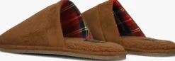 bruine polo ralph lauren pantoffels klarence