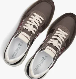 bruine premiata lage sneakers mick