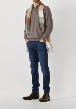 bruine profuomo polo polo ls merino