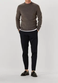 bruine profuomo trui pullover crew neck woolblend