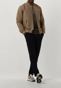 bruine profuomo trui pullover crew neck