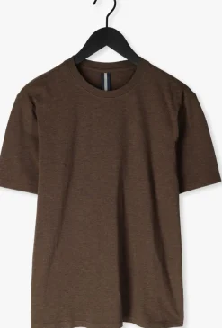 bruine profuomo t-shirt t-shirt crew neck ss