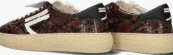 bruine puraai lage sneakers 4.05 polly tab