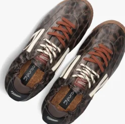 bruine puraai lage sneakers 6.02 panther