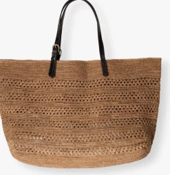 bruine rabarany shopper malette nvl xl