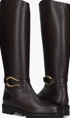 bruine roberto festa hoge laarzen nia