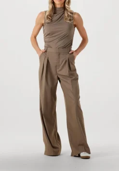 bruine rosemunde top billie sl drape top