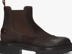 bruine santoni boots milano 17701