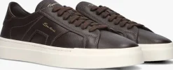 bruine santoni lage sneakers 21967