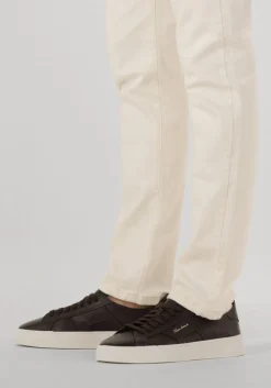 bruine santoni lage sneakers 21967