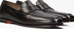 bruine santoni loafers carlos