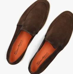 bruine santoni loafers malibu