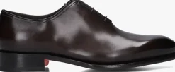bruine santoni nette schoenen 16229
