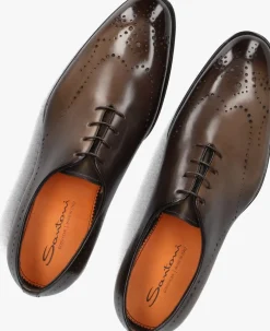 bruine santoni nette schoenen kaj