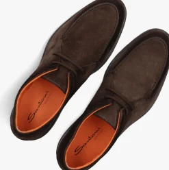 bruine santoni veterschoenen 18609