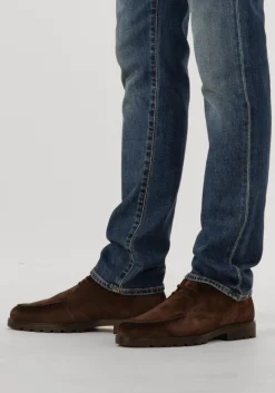 bruine santoni veterschoenen 18609