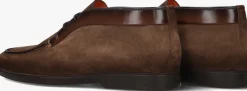 bruine santoni veterschoenen 19156