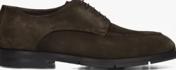 bruine santoni veterschoenen justin 18567