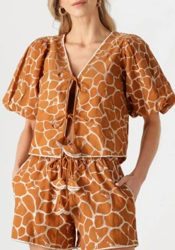 bruine scarlett poppies top kacie top