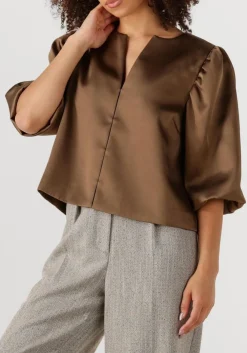 bruine second female blouses perlla blouse