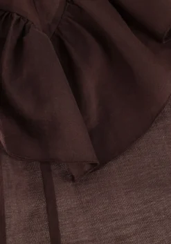 bruine second female blouses fria frill blouse