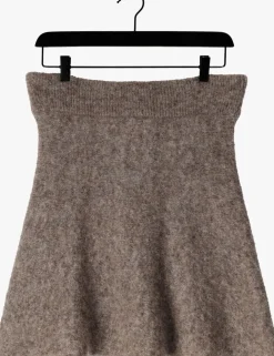 bruine second female minirok emmalou knit skirt